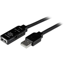 StarTech 15m USB 2.0 Active Extension Cable M/F USB2AAEXT15M picture