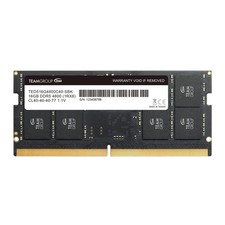 TEAMGROUP Elite SODIMM DDR5 16GB 4800MHz (PC5-38400) 16GB TED526G4800C40-SBK picture