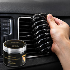 Black Car Cleaning Gel for Air Vents, Keyboards and Laptops,160G picture
