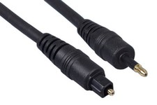 3FT-6FT Toslink 5.0mm to Mini 3.5mm Digital Fiber Optical Audio Cable S/PDIF PC picture