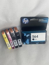 HP 564 Ink Bundle Printer Cartridge 3 Black Magenta Cyan Set Warranty End 2012 picture