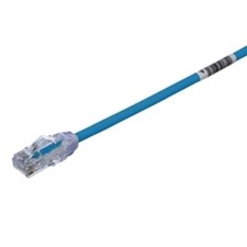 Panduit UTP28X10BU (Box of 10) 28 AWG Copper Cat 6A UTP Patch Cord Blue, 10 Feet picture