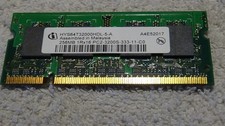 HYS64T32000HDL-5-A Assembled in Malaysia 256MB 1Rx16 PC2-3200S-333-11-C0 A4E5201 picture
