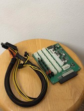 DEFECTIVE Server PSU Breakout Board w PCIe Power Cables  1 Port NOT Working G3D picture