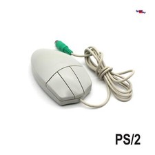Labtec M-Cac64 3B Mouse PS/2 Port 851680 Old PC 286 Retro Vintage PS-2 MS-DOS picture