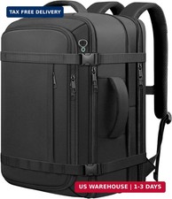 Carry On Backpack Expandable 35-45L Travel Laptop Bag Water Resistant picture