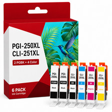 PGI-250XL CLI-251XL 6PK Ink set Compatible for MG5500 MX722 IP8720 Printers picture