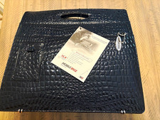 Mobile Edge Crocodile Pattern Synthetic Leather Briefcase 15.4in Padded MEBF15R2 picture
