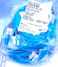 Legrand Quiktron Lot of 10 Fiber Optic Cable Aqua 10M SC SC 10G DPX 852-442-033 picture