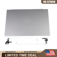 New Gray LCD Rear Lid with Screen Hinges for HP 15-CS 15-CW Laptop L23879-001 picture