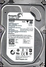 ST4000DM000 P/N: 1F2168-500 F/W: CC52 S/N: Z300 TK 4TB OCT 2013 THAILAND SEAGATE picture