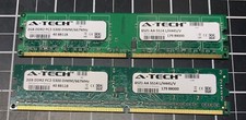 A-Tech 4GB Kit (2 x 2GB) PC2-5300 (DDR2-667) Matching Memory Tested Grade A picture