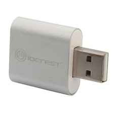 IO Crest SY-AUD20205 USB to Audio Adapter Convert PC USB Port into Sound Card picture