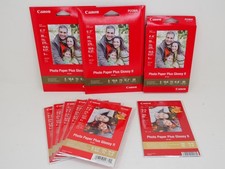 Canon PP-201 Photo Paper Plus Glossy II, 4x6 inch AND 5X7 inch - picture