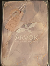 ARVOK 13.3 Inch Laptop Sleeve Case Marble Pattern Nude Ink picture