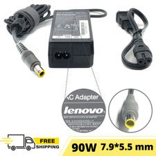 90W Lenovo OEM Adapter Charger - Thinkpad Laptop T410si  T420 T420s T430 w/cord picture