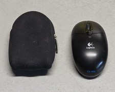 Logitech EX100 Cordless Optical Mouse M-RCE95 Black Wireless PC Mouse picture