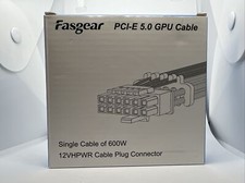 Fasgear PCI-e 5.0 GPU Cable FG-A466 12+4P to PCI-E (6+2)Px3 (Blac&White) picture