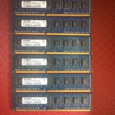 Elpida 12GB (6x2GB) DDR3 PC3-10600U 240-Pin DIMM Unbuffered EBJ21UE8BDF0-DJ-F picture