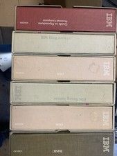 IBM BOOK LOT 6 Boxes 1 Basic 2 DOS Guid To Operations Writing Filling Assist. picture