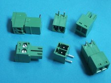 50 pcs Pitch 3.5mm Angle 2way/pin Screw Terminal Block Connector Pluggable Type picture
