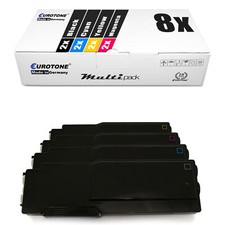 8x Toner for Dell S 3840 3845 like 593-BCBC - 593-BCBF Set all colors CMYK picture