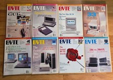 Lot of 8  Byte Magazine - 1989 vintage computer ibm apple picture