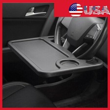 Car Steering Wheel Tray Table Coffee Drink Holder Laptop Stand Eating Food Desk picture