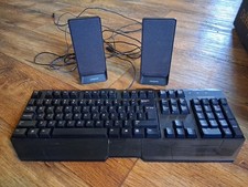 Wired Monoprice Keyboard And Creative A50 Speakers picture