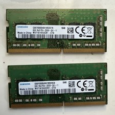 Samsung 16GB (2x8GB) DDR4 SO-DIMM PC4-2666V 260-Pin ECC M471A1K43CB1-CTD picture