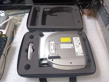 DELL 1200MP EXACT WELL USED WORKING PROJECTOR WITH CASE-NOT WORKING REMOTE-SEE picture