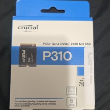 Crucial P310 1TB PCIe Gen4 NVMe M.2 2230 Internal SSD 7100MB/s CT1000P310SSD2 picture
