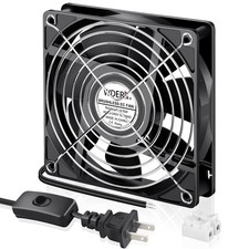 EC Axial Fan AC 110v 120v 220v 240v Ball Bearing High Airflow for 120mm x 38mm picture