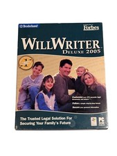 Broderbund WillWriter Deluxe 2005 Big Box Software PC CD-ROM Windows XP New picture