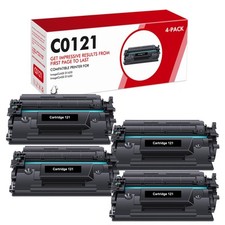 4 PK CRG121 3252C001 Black Toner Compatible for Canon 121 imageCLASS D1620 D1650 picture
