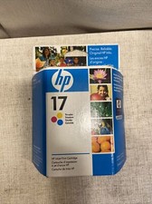 Genuine HP 17 Tri-Color Ink Cartridge Factory Sealed Box Exp 02/2009 picture