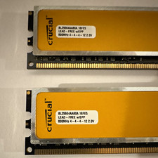 Crucial Ballistix 4GB Kit (2x2GB) DDR2 800MHz DIMM RAM (BL25664AA80A) picture