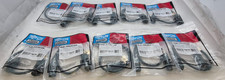 Lot of 10 Tripp Lite P004-002-AGN Power Cord, C13 to C14 - 10A, 250V, 2 ft Green picture