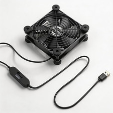 120Mm USB Computer Cooling Fan, 5V/12V, 3-Speed, 18Db Quiet, for PC Router picture