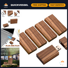 64GB Wooden USB Flash Drive 5 Pack - Walnut Thumb Drive for Photos & Videos picture
