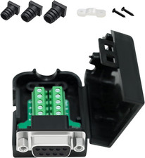 DTECH DB9 Breakout Connector DB-9 Female RS232 Serial Adapter Solderless Module picture
