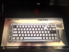 GravaStar V60 PRO 60% Hall Effect Magnetic Switch Wired RGB Keyboard Silver picture
