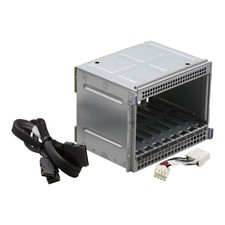 HP 8x SFF HDD Cage 674844-002 Backplane 780301-001 inc SAS/Power Cable picture