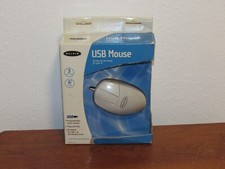 Vintage Belkin USB Mouse F8E813-USB 3 Button Programmable Plug & Play White *NIB picture