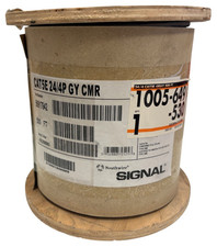 Southwire Signal 24/4P  GY CMR  CAT5E Cable - gray 500' picture