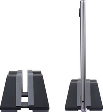 Psitek Adjustable Vertical Laptop Stand - Aluminum, Universal Fit - Single Slot picture