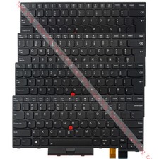 US UK Spanish French Russian Nordic Backlit Keyboard for Thinkpad T470/T480/A485 picture