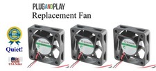 3x Quiet Replacement Fans for Allied Telesyn AT-8124XL picture