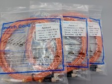 Lot of 3 - Jeirdus Patchcord LC/PC-FC/PC 62.5/125 3.0mm MM DX 3M picture