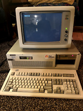 ALL WORKING IBM 5170 PC AT 2 Floppy Drives, IBM 5153 Monitor, Original Keyboard picture